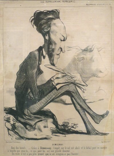 Ph. Auguste Demesmay by Honoré Daumier